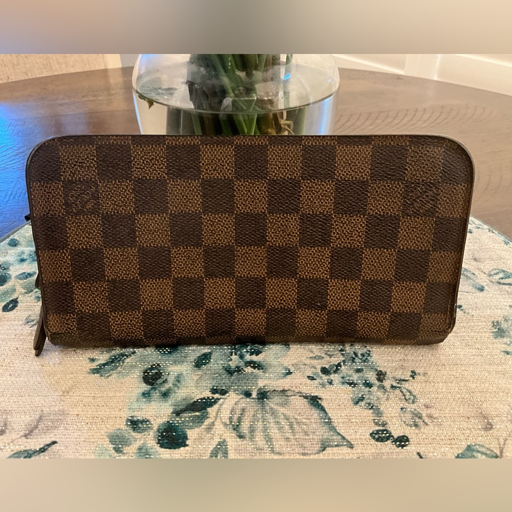 Louis Vuitton Damien Ebene Long Continental  Wallet